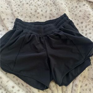 Women's Black Athletic Shorts Lululemon